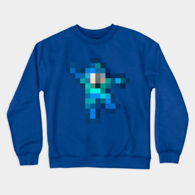 Pixel Man Crewneck Sweatshirt by TheHookshot